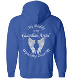 Daddy Guardian Angel Zipper Hoodie