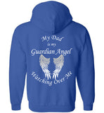 My Dad Guardian Angel Zipper Hoodie