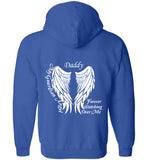 Daddy Guardian Angel Zipper Hoodie