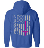 Nurse Flag Zipper Hoodie (CK1934)+