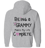 Being Grammy Makes My Life Complete (CK3177) Zipper Hoodie