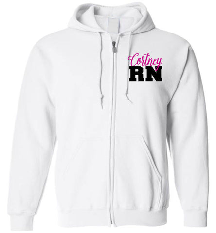 Cortney, RN Zipper Hoodie