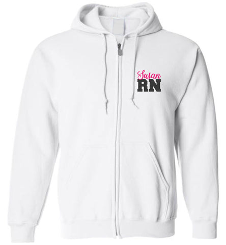 SUSAN RN ZIPPER HOODIE