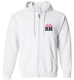 Nurse Flag Kelly RN Zipper