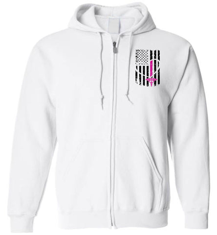 Nurse Flag Zipper Hoodie (CK1251)