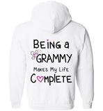 Being Grammy Makes My Life Complete (CK3177) Zipper Hoodie