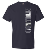 Pitbull Dad Unisex Anvil T-shirt