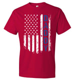 American Flag Daddy - Police Dad T-Shirt For Father's Day - (CK1087)