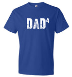 Dad Of Four T-Shirt Father's Day Gift From Kids (CK1090-4)