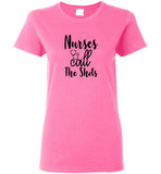 Nurses Call The Shots Ladies T-Shirt (CK-1060)