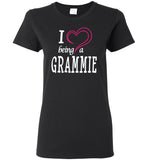 I Love Being a Grammie Ladies Tee