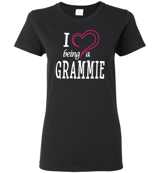 I Love Being a Grammie Ladies Tee