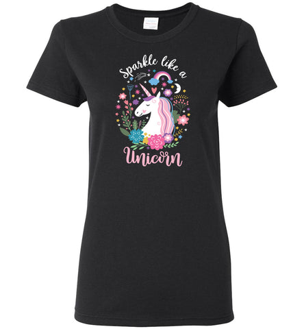 Sparkle Like A Unicorn Ladies T-Shirt