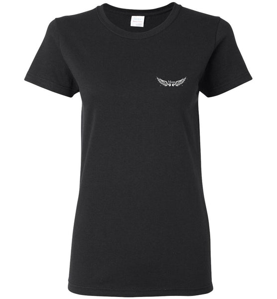 Mom Memorial Ladies T-Shirt - I Have An Angel In Heaven