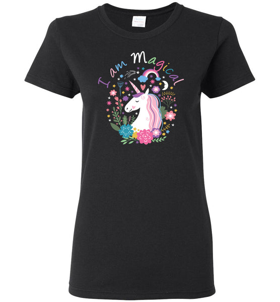Unicorn Ladies T-Shirt - I Am Magical