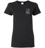 Nurse Flag Ladies Tee Front and Back (Flag Only)