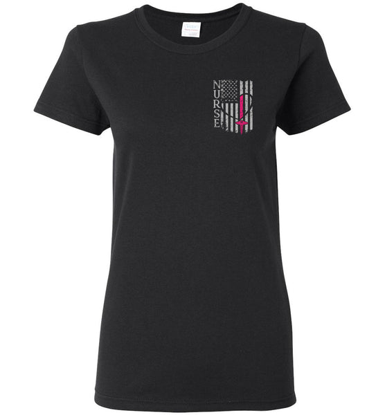 Nurse Flag Ladies Tee (CK1213)
