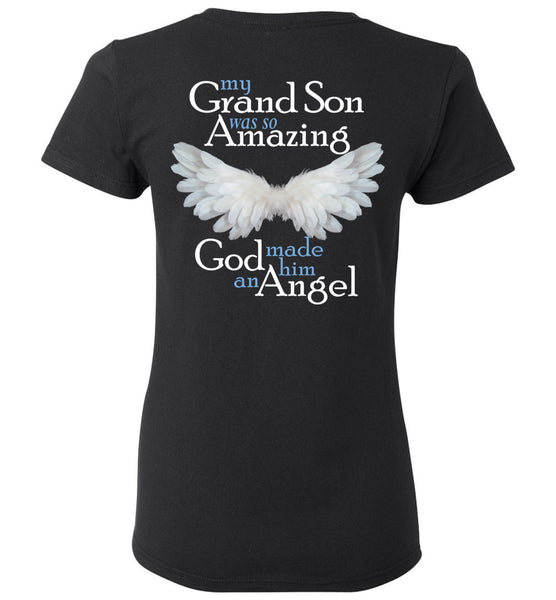 Grandson Amazing Angel Ladies Tee