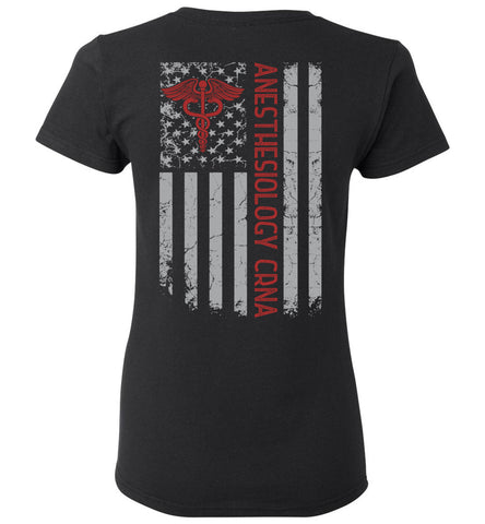 Anesthesiology CRNA Ladies T-Shirt