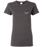 Dad Memorial Ladies T-Shirt - I Have An Angel in Heaven I Call Him Dad
