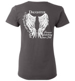 Daughter Guardian Angel Forever Watching Over Me - Ladies T-Shirt