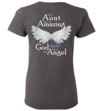 My Aunt Was So Amazing God Made Her An Angel Ladies Tee