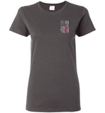 Nurse Flag Ladies Tee Front and Back (Flag Only)