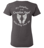 Daughter Guardian Angel Ladies T-Shirt