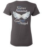 Sister Amazing Angel Ladies T-Shirt