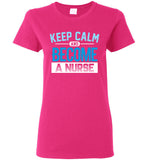 Keep Calm Become a Nurse Ladies T-Shirt