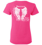 Brother Guardian Angel Forever Watching Over Me - Ladies T-Shirt