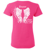 Daddy Guardian Angel Ladies Memorial T-Shirt
