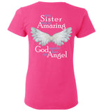 Sister Amazing Angel Ladies T-Shirt
