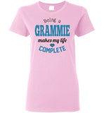 Being a Grammie Makes My Life Complete Ladies T-Shirt