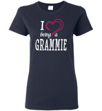I Love Being a Grammie Ladies Tee