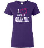 I Love Being a Grammie Ladies Tee