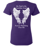 My Dad is My Guardian Angel Ladies T-Shirt