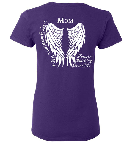 Mom Guardian Angel Ladies Tee