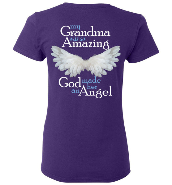 Grandma Amazing Agnel Ladies T-Shirt