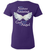 Sister Amazing Angel Ladies T-Shirt