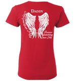 Daddy Guardian Angel Ladies Memorial T-Shirt