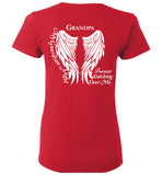 Grandpa Guardian Angel Ladies T-Shirt
