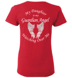 Daughter Guardian Angel Ladies T-Shirt