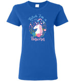 Bitch I'm A Unicorn Ladies T-Shirt