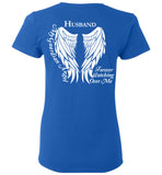 Husband Guardian Angel Ladies T-Shirt