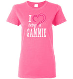I Love Being a Gammie Ladies Tee