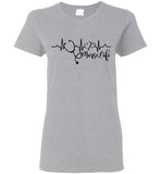 #NurseLife - Black Print Ladies T-Shirt