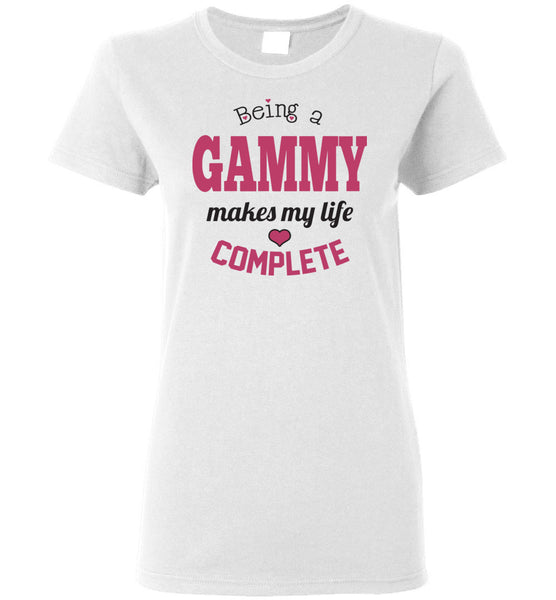 Being a Gammy Makes My Life Complete Ladies Tee