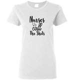 Nurses Call The Shots Ladies T-Shirt (CK-1060)