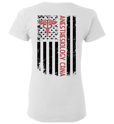 Anesthesiology CRNA Ladies T-Shirt
